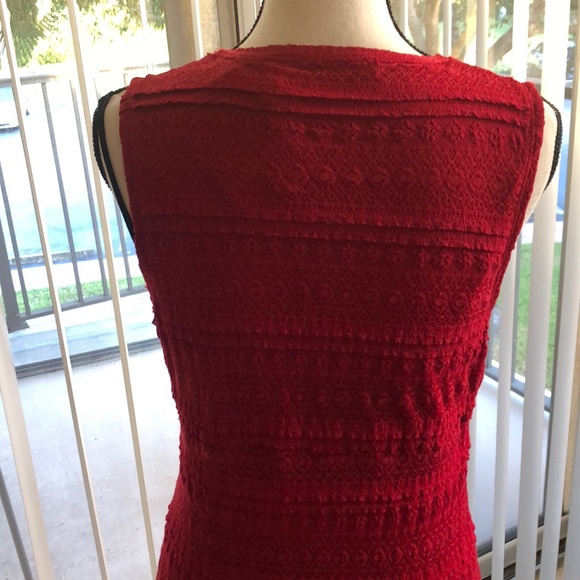 Red knit dress. - Picture 4 of 4